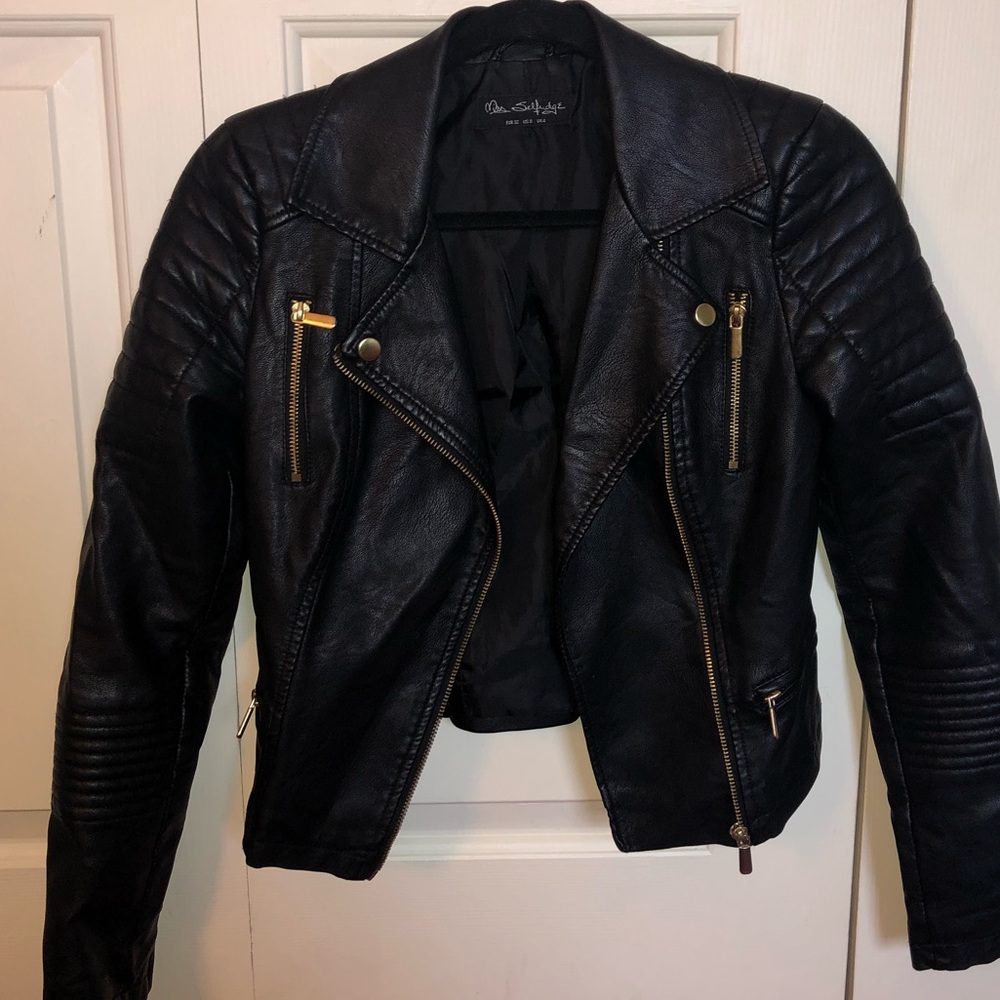 leather moto jacket